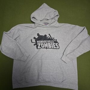 Vintage Gray Monroeville Zombies Hoodie